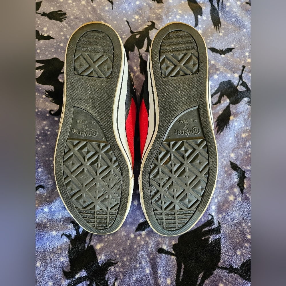 Converse Chuck Taylor All Star High Street Mens 12 Red / Black Athletic Sneaker - Picture 3 of 8